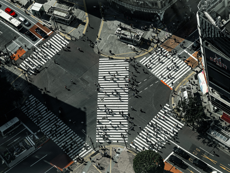 渋谷スクランブル交差点